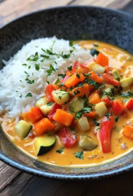 Reis mit Gemüse-Frischkäse-Sauce 29 Reis mit Gemüse-Frischkäse-Sauce
