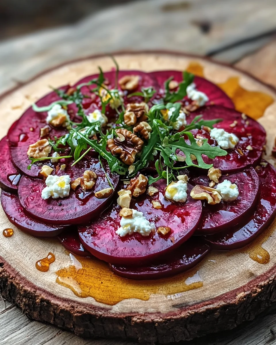 Rote Bete-Carpaccio