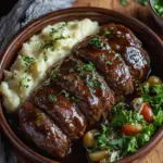 Rouladentopf aus dem Backofen