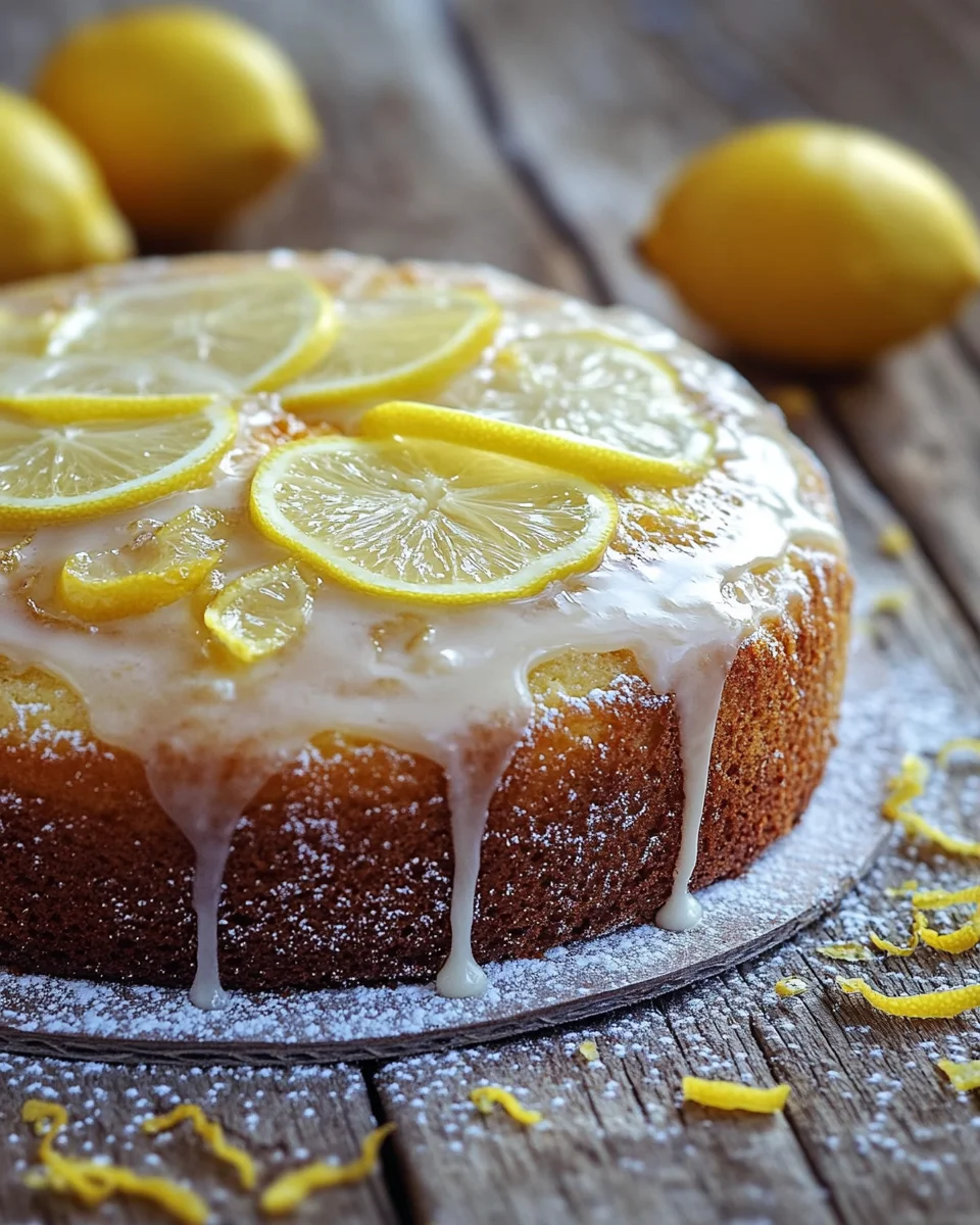 Saftiger Zitronenkuchen vom Blech 24 Saftiger