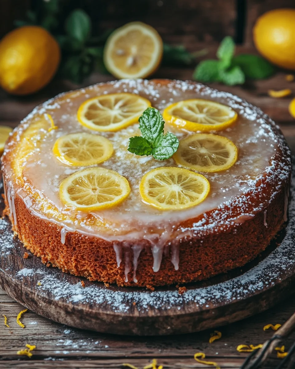 Saftiger Zitronenkuchen vom Blech