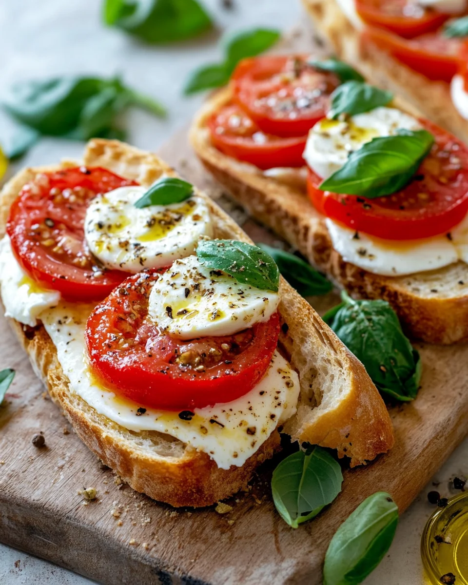 Schnelles Tomaten-Mozzarella-Baguette 20 Schnelles