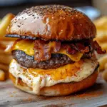Smash-Burger mit Baconnaise-So&szlig;e