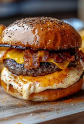 Smash-Burger mit Baconnaise-Soße