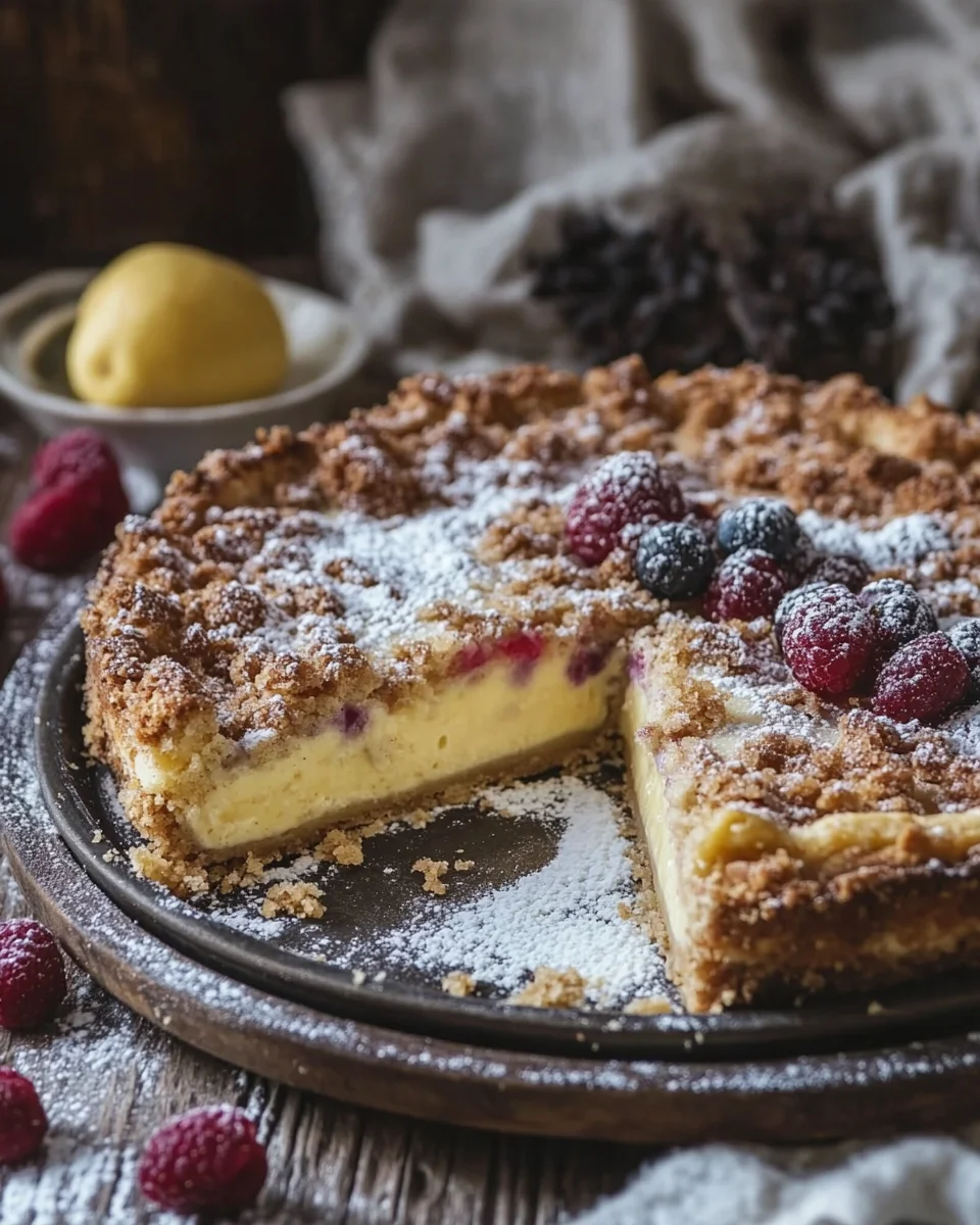 Streuselkuchen mit Pudding 24 Streuselkuchen