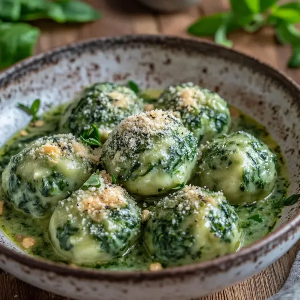 Südtiroler Spinatknödel