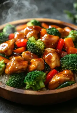 Teriyaki-Hähnchen mit Gemüse 30 Teriyaki-Hähnchen mit Gemüse