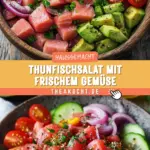 Thunfischsalat mit frischem Gemüse 18 Pinterest Hidden Image