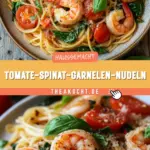 Tomate-Spinat-Garnelen-Nudeln 17 Pinterest Hidden Image